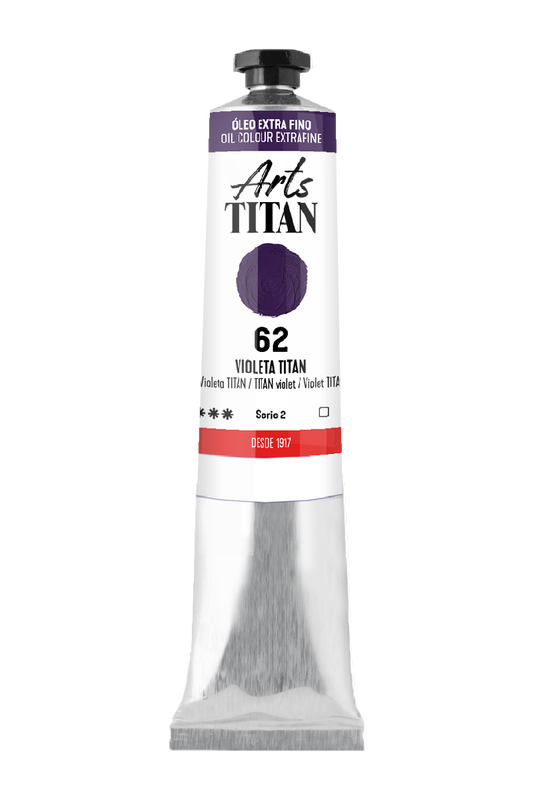 Titán Óleo ExtraFino 200ml Serie 2 Número 62 Color Violeta Titan