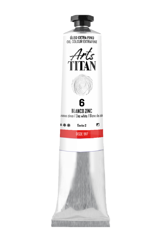 Titán Óleo ExtraFino 200ml Serie 2 Número 6 Color Blanco Zinc