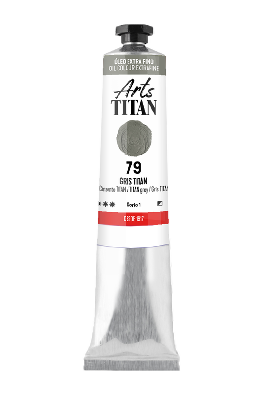 Titán Óleo ExtraFino 200ml Serie 1 Número 79 Color Gris Titan