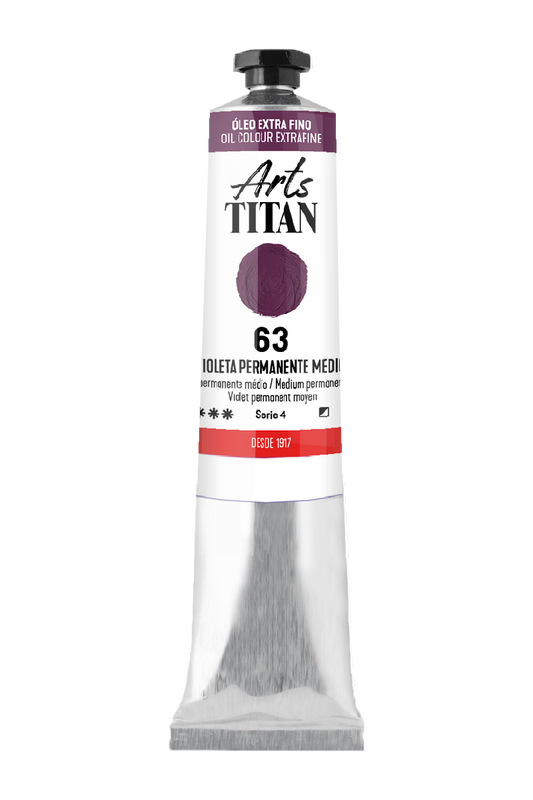 Titan Oleo ExtraFino 20ml Serie 4 Violeta Permanente Medio 63