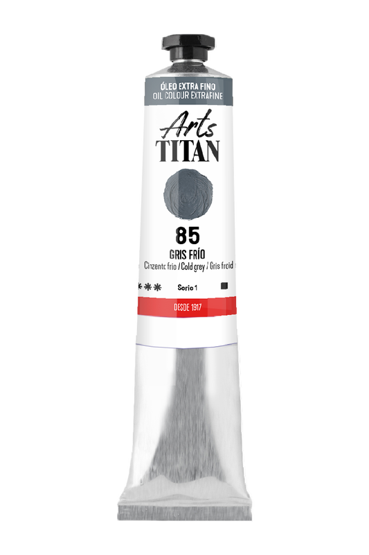 Titán Óleo ExtraFino 200ml Serie 1 Número 85 Color Gris Frio