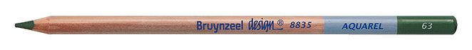 BRUYNZEEL DESIGN WATERCOLOR PENCILS 8835 color 63