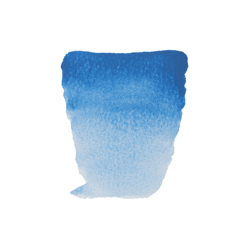 Acuarela Rembrandt Pastilla 1/2 Godet Serie 3 Nº 534 Color Azul Cerúleo