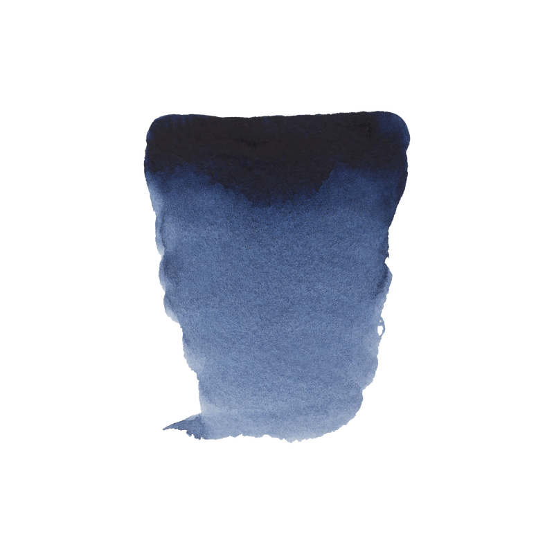 Watercolor Rembrandt Watercolor Pan 1/2 Godet Series 2 No. 585 Indanthrene Blue Color