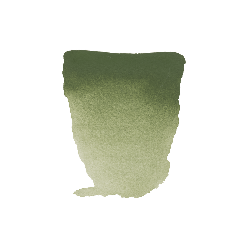 Watercolor Rembrandt 1/2 Godet Watercolor No. 668 Chrome Oxide Green