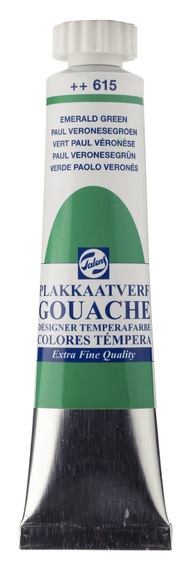 Talens gouache extra fine, 20 ml tube Green Paolo Veronese No. 615
