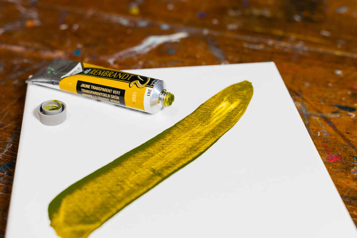 Rembrandt Oleo 40 ml serie 3 Color Amarillo Transparente Verde 281