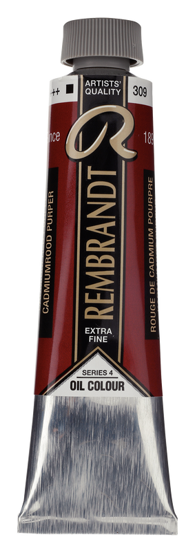 Rembrandt Oleo 40 ml serie 4 Color Rojo Cadmio Púrpura 309