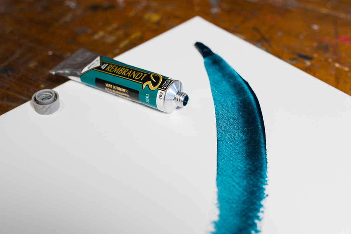 Rembrandt Oleo 40 ml serie 3 Color Azul UltramarVerde . 683