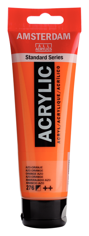 Acrylic 120 ml Color Orange Azo 276