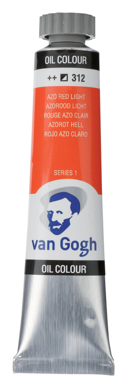 Van Gogh Oleo 20 ml serie 1 Color Rojo Azo Claro 312