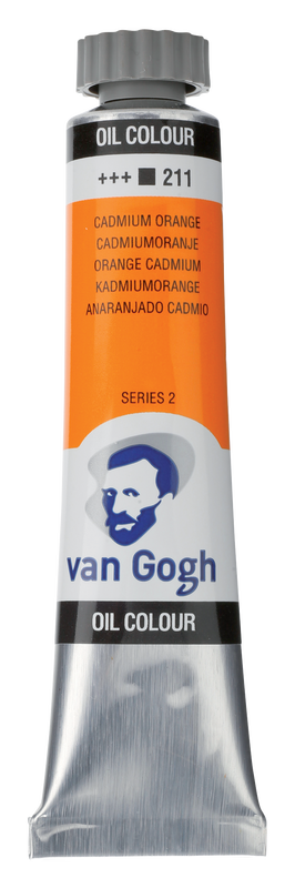 Van Gogh Oleo 20 ml serie 2 Color Anaranjado Cadmio 211
