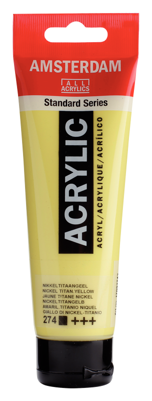 Acrylic 120 ml Color Titanium Yellow Nickel 274