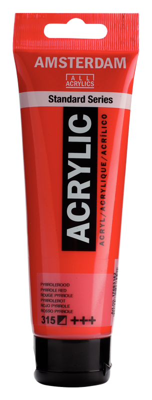 Acrylic 120 ml Color Red Pyrrole 315