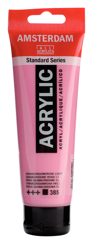 Acrylic 120 ml Color Pink Quinacridone clear 385