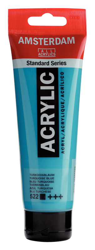 Acrylic 120 ml Color Turquoise Blue 522