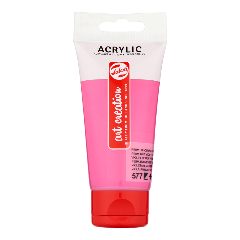 Acrylic 75 ml Color Violet Red Permanent Clear 577