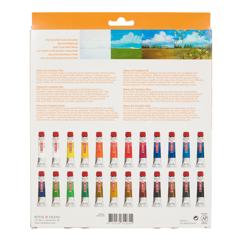 Art Creation Set de 24 tubos de Óleo x 12 ml