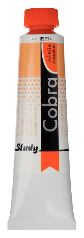 Oleo al Agua 40 ml Color Amarillo Nápoles Rojo 224