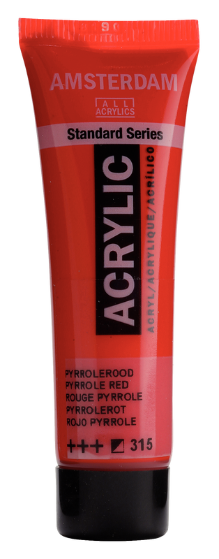 Acrylic 20 ml Color Red Pyrrole 315