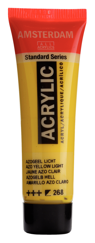 Acrylic 20 ml Color Azo Yellow Clear 268