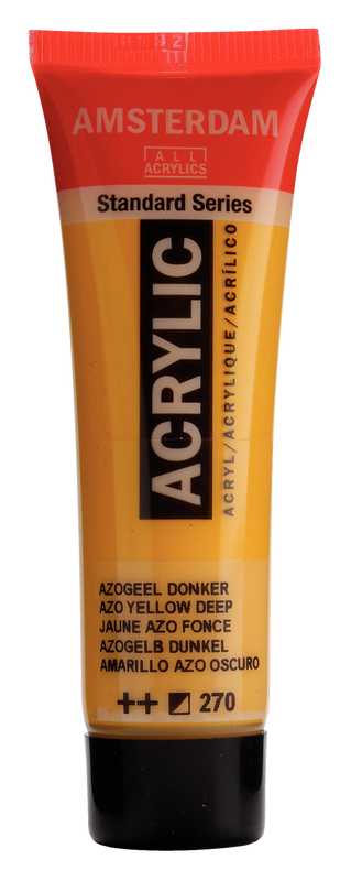 Acryl 20 ml Color Dunkles Azogelb 270