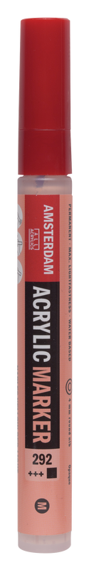 Amsterdam Acrylic Marker Medium Point () Acrylic Marker Number 292 Color Naples Yellow Light Red