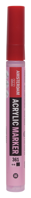 Amsterdam Rotulador Acrílico Punta Media Acrylic Marker Número 361 Color Rosa Claro