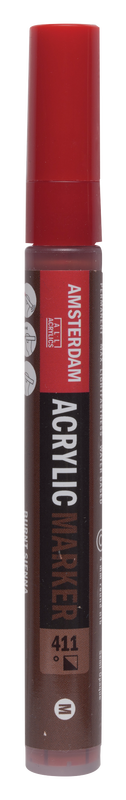 Amsterdam Acrylic Marker Medium Point Acrylic Marker Number 411 Color Toasted Sienna Earth