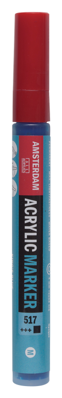 Amsterdam Acrylic Marker Medium Point Acrylic Marker Number 517 Color Royal Blue
