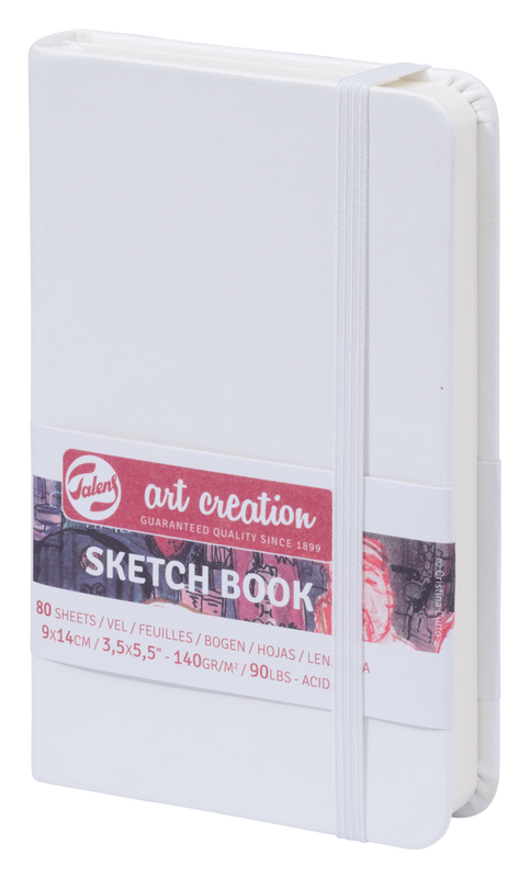 Art Creation Bloc Sketch Book Tapa Blanca 140gr  9x14cm 80 Hojas