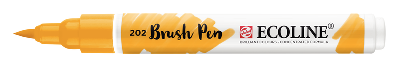 Talens Rotulador Brush Pen Ecoline  Número 202 Color Amarillo Oscuro