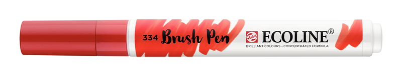 Talens Rotulador Brush Pen Ecoline  Número 334 Color Escarlata