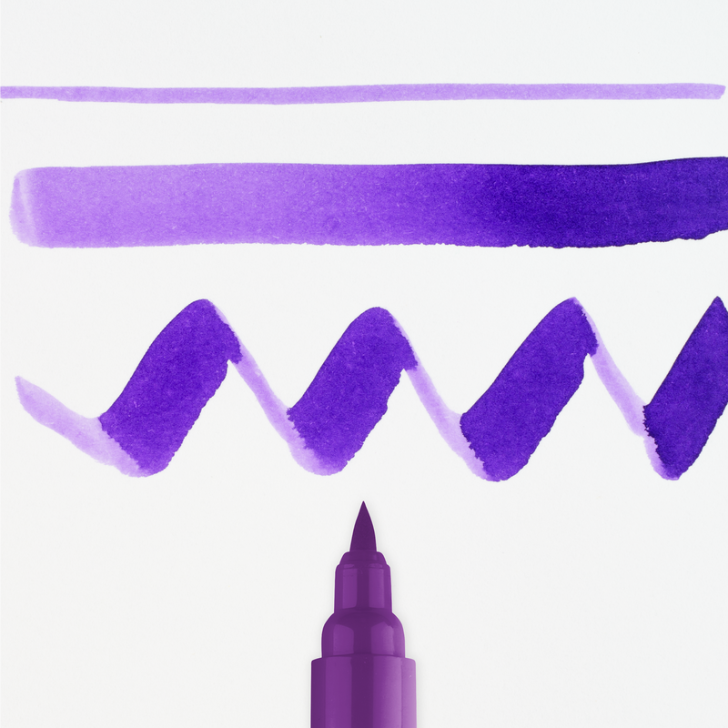 Talens Brush Pen Ecoline Number 548 Color Blue Violet