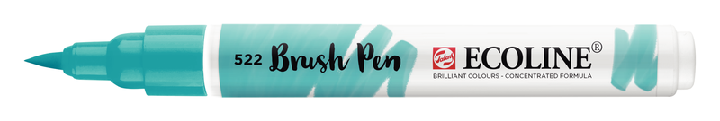 Talens Rotulador Brush Pen Ecoline  Número 522 Color Azul Turquesa