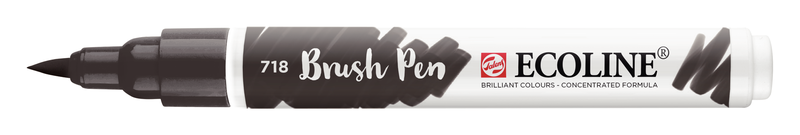 Talens Rotulador Brush Pen Ecoline  Número 718 Color Gris Cálido
