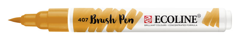 Talens Brush Pen Ecoline Number 407 Color Dark Ochre