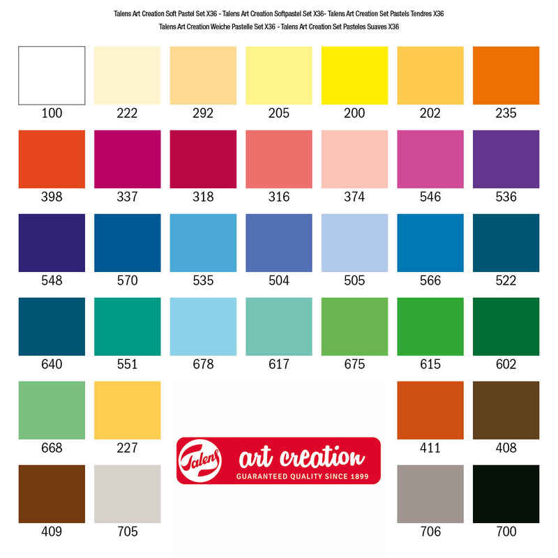 Art Creation Soft Pastel Set x 36 sticks