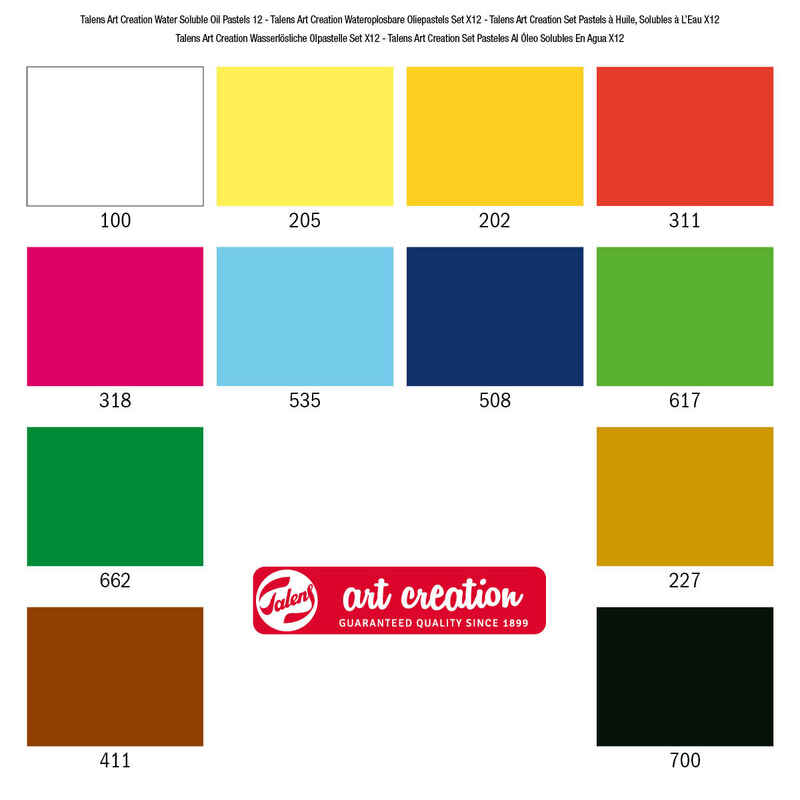 Art Creation Set of water soluble oil colors x 12