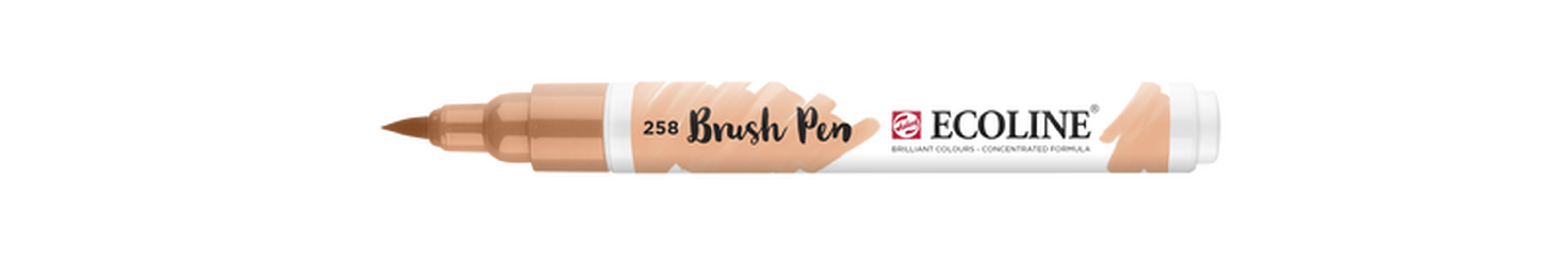 Talens Brush Pen Ecoline Number 258 Color Apricot