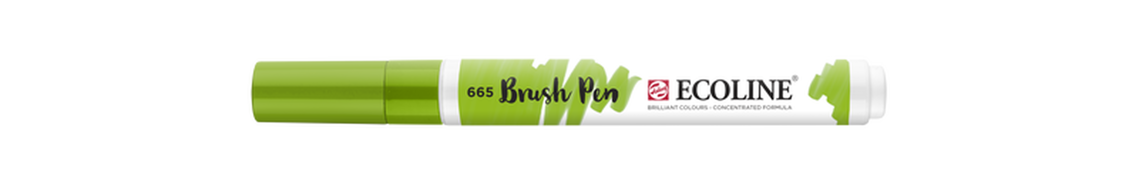 Talens Rotulador Brush Pen Ecoline  Número 665 Color Verde Primavera
