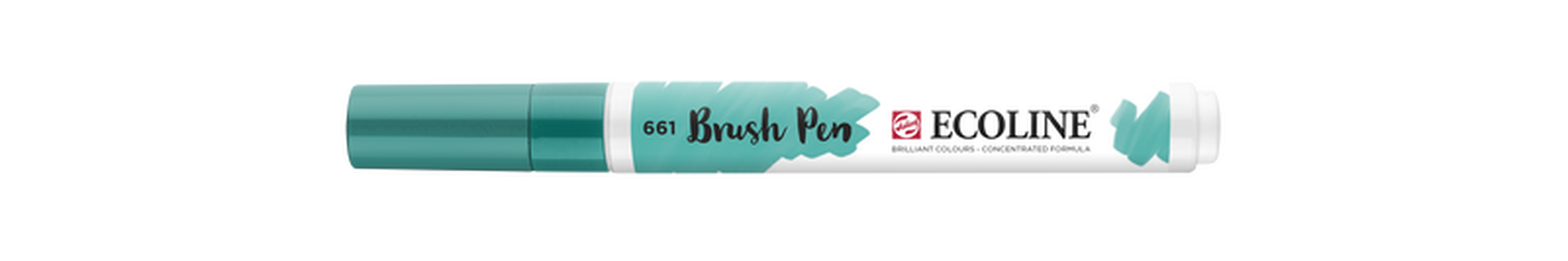 Talens Rotulador Brush Pen Ecoline  Número 661 Color Verde Turquesa