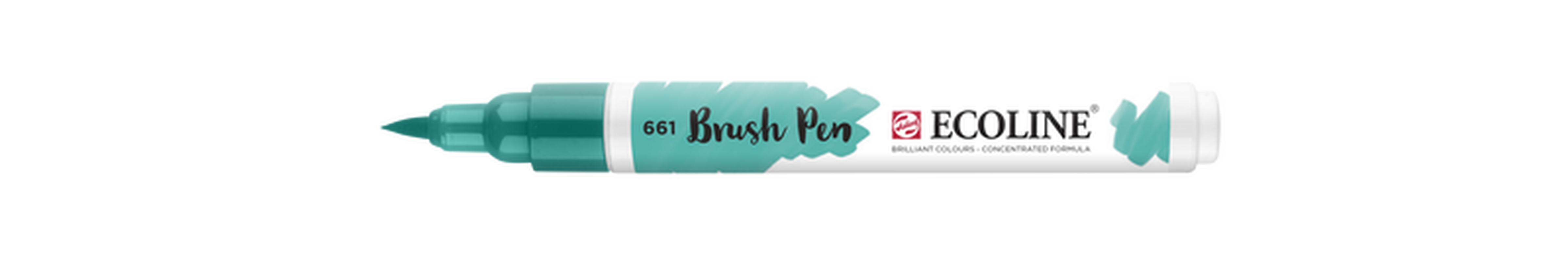 Rotulador Ecoline Brush Pen Verde Turquesa 661 - Droguería Isabel