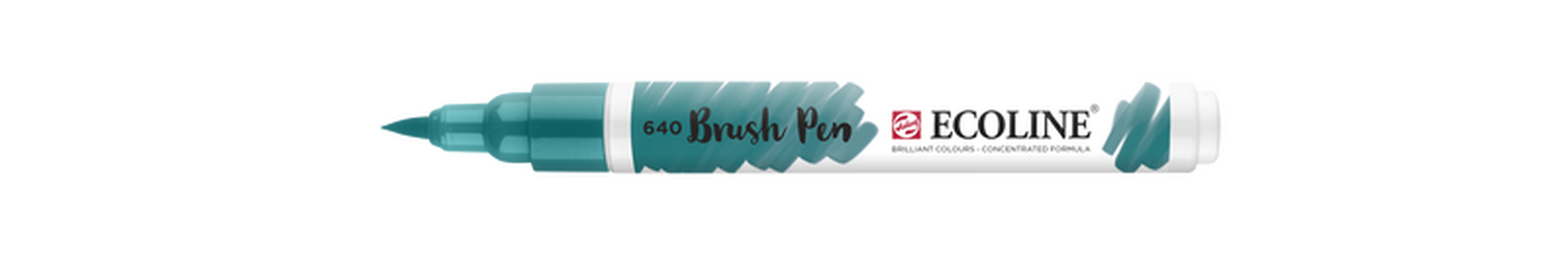 Talens Brush Pen Ecoline Number 640 Color Blue Green