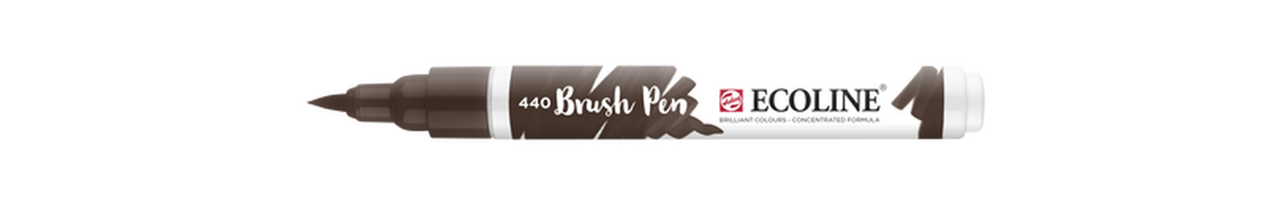 Talens Brush Pen Ecoline Number 440 Color Dark Sepia