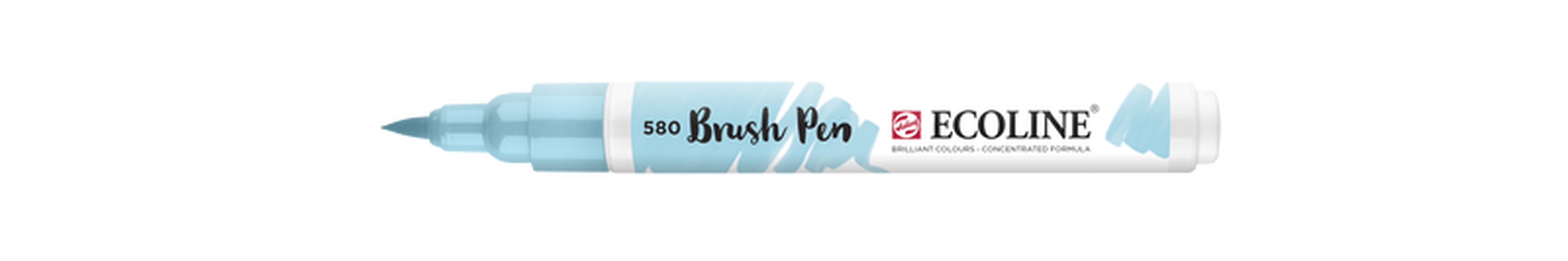 Talens Brush Pen Ecoline Number 580 Color Blue Pastel