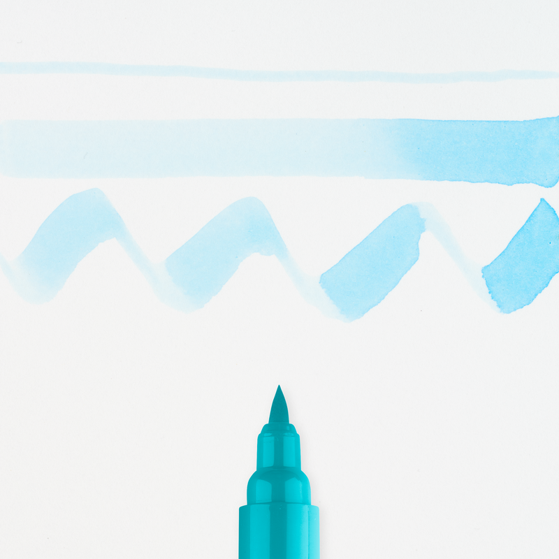 Talens Brush Pen Ecoline Number 580 Color Blue Pastel