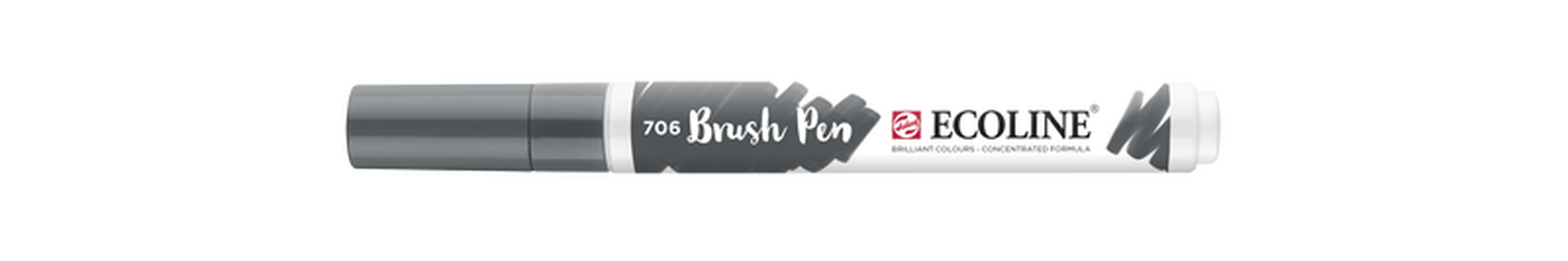 Talens Rotulador Brush Pen Ecoline  Número 704 Color Gris