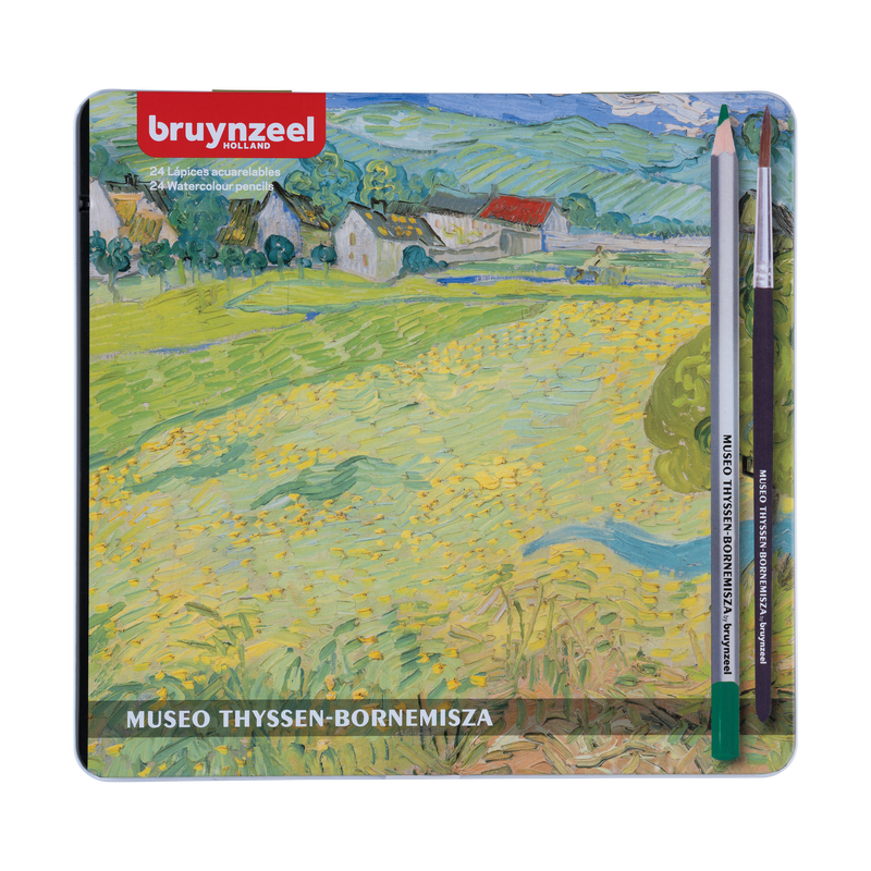 Bruynzeel Caja de 24 lápices acuarelables Museo Thyssen-Bornemisza