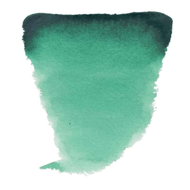 Acuarela Van Gogh Pastilla 1/2 Godet Nº 616 Color Verde Esmeralda